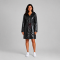 Czarna Kurtka Przeciwdeszczowa Damska Premium z Kapturem – Lekka Kurtka Rain Collection UNI-S/M/L
