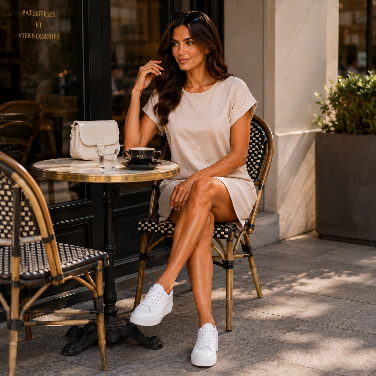 Beżowa Sukienka Casual Premium – Komfort i Styl na Co Dzień | 38-48